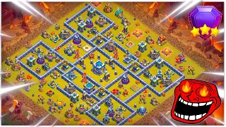 Most powerful base ⚡Th13 Attack Strategy Easily 3Sar ⭐ ( clash of clans)