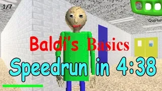 Baldi's Basics Any% Speedrun in 4:38.2