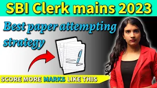 Exam Strategy I followed last year to clear SBI Clerk mains 2022....#banking #sbi