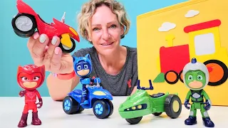 Spielspaß mit den Pyjamahelden - 5 Folgen am Stück - Spielzeugvideo mit Nicole