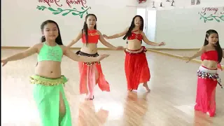 Belly Dance For Kid | I Wane Dance | Trang Selena Belly dance Reverse