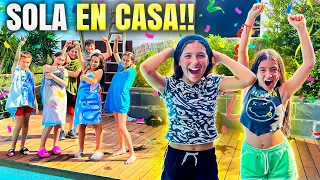 ⚠️ME QUEDO SOLA EN CASA Y HAGO UNA FIESTA CON MIS AMIGOS..*the pool party*