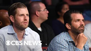 Donald Jr. and Eric Trump fined millions in civil fraud case