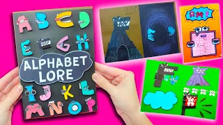 Alphabet Lore A-Z / DIY Alphabet Lore N / Gaming Book/ Libro de juegos