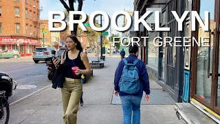 NEW YORK CITY Walking Tour [4K] - BROOKLYN - FORT GREENE