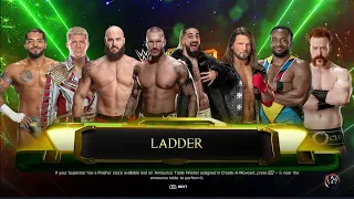 "WWE 2K23 Money In The Bank: 8-Man Ladder Match Gameplay - Who Will Claim the Contract?"