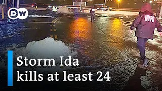 New York declares state of emergency amid Ida flash floods | DW News