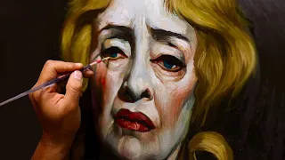 This is what happened to Baby Jane...Oil Painting