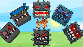 Red Ball 4 - Boom Box Vs All Bosses in Red Ball 4