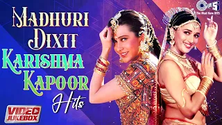 Madhuri Dixit & Karishma Kapoor Dance Hits | 90s Bollywood Hit Songs | Video Jukebox | Love Songs