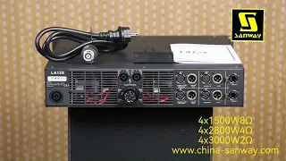 LA12X 4CH DSP power amplifier