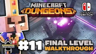 Minecraft Dungeons Walkthrough Part 11: Final Level - Obsidian Pinnacle | Nintendo Switch