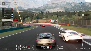 Gran Turismo®SPORT Gameplay Mercedes SLS AMG 1st Dragon Trail II Evening 2K 1080P PS4 Pro