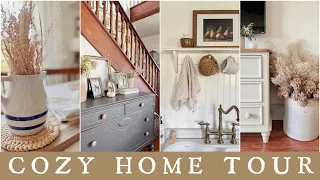 Cozy Home Tour - Simple Cottage Farmhouse Decor