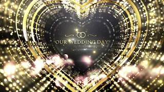 Our Wedding Day  Heart  Background / Наш Весільний День. Серце / Наш Свадебный День. Сердце / HD