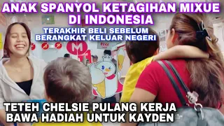 ANAK SPANYOL KETAGIHAN MIXUE, TERAKHIR BELI SEBELUM PERGI MENINGGALKAN INDONESIA. HADIAH DARI TETEH