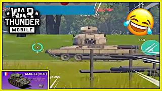 annoying people with AMX-13 HOT 😂 in war thunder mobile