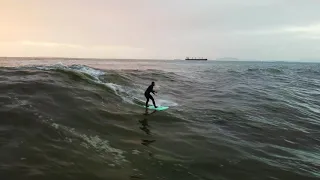 Surfing Mouille Point