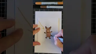 How to color Riley the Moose