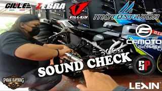 CFMOTO 300SR Sound Check | DAMING mga MUFFLER | VILLAIN MUFFLER | TUNOG BARKO