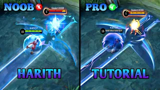 HARITH TUTORIAL 2024 | MASTER HARITH IN JUST 17 MINUTES | UNLI DASH | BUILD, COMBO AND MORE | MLBB