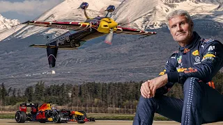 F1 car DRAG RACES an upside-down plane in Czechia 🤯✈️