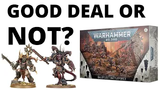 Chaos Space Marine Balefleet Battleforce Discount Box Review - Price and is it a Good Deal?