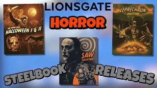 LionsGate Horror Franchise Steelbook Collections for The Halloween 2023 Season! | Saw Halloween