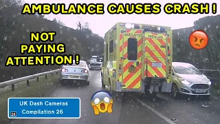 UK Dash Cameras - Compilation 26 - 2022 Bad Drivers, Crashes & Close Calls