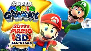 Super Mario Galaxy (3D All-Stars) - Full Game 121 Stars Walkthrough (2 Players)