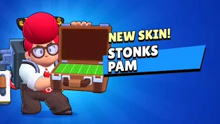 Buying Stonks Pam: 2nd Skin of Season 14 - THE ROBOT FACTORY | Brawl Stars