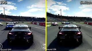 GRID Autosport iOS vs Nintendo Switch Graphics Comparison