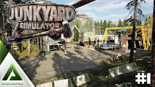 Junkyard Simulator - Big Update - New 2023 Series - Starting Our Scrapyard Journey EP#1