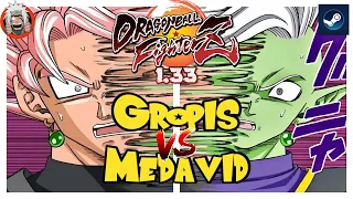 DBFZ MeDavid vs Gropis (Jiren, Zamasu, Black) vs ( SuperBaby2, Zamasu, Frieza)