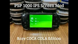 Installing an IPS Screen on a Sony PSP 1000 Coca Cola Edition