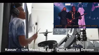 Kassav' - Live Mwen Diw Awa - Paris Arena La Defense - 40 ans (Drum Cover)