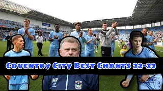 All Coventry City Chants 22-23 With Lyrics