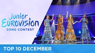 Top 10: Most watched in December - Junior Eurovision Song Contest