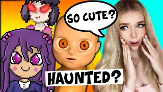 DO NOT Download These CUTE Games...They are HAUNTED!!! (*scary*)