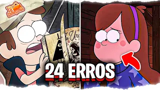 24 ERROS BIZARROS em GRAVITY FALLS