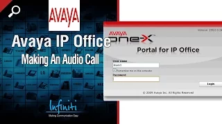 Making An Audio Call in Avaya IP Office Softphone [Infiniti Telecommunications]