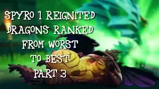 Spyro 1 Reignited Dragons Ranked From Worst to Best - Part 3