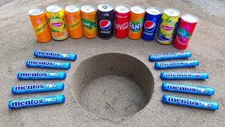 Coca Cola, Fanta, Pepsi, Schweppes, Lipton, Fuse Tea and Mentos Underground