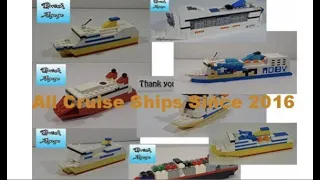 Lego All cruise ships since 2016 - Lego Custom MOC