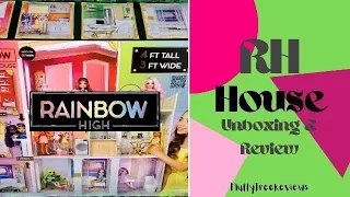 RAINBOW HIGH HOUSE UNBOXING! 6 ROOMS, IS IT WORTH $200?!?! |Fluffytreereviews