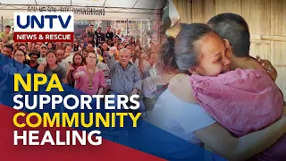 Dating NPA supporters sa Davao Oriental, sumailalim sa community healing