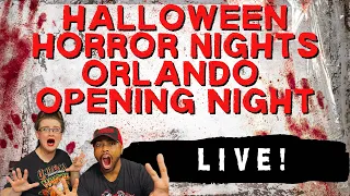 🔴LIVE! Halloween Horror Nights Opening Night! Universal Orlando Resort