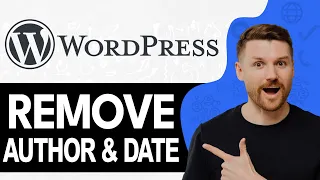 How To Remove Author And Date From WordPress Post 2024 | Hide Date And Author From WordPress Posts