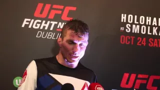 UFC Dublin: Darren elkins post-fight media scrum