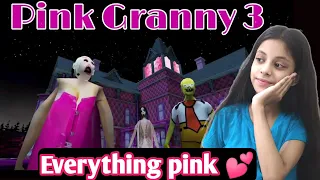 Granny 3 pink | barbie granny 3 | full gameplay | youtuber sisters